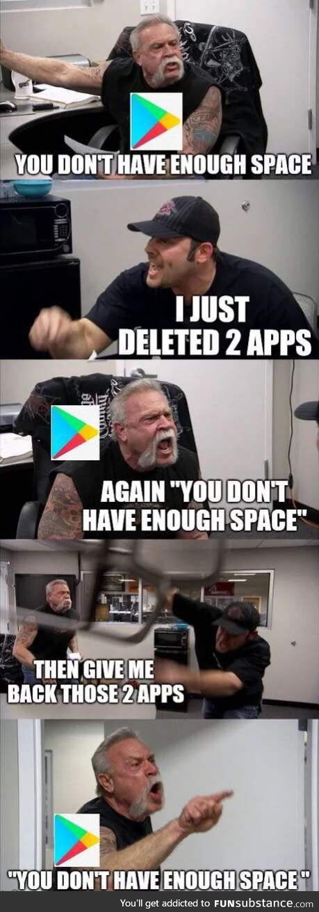 Shut up Android!!