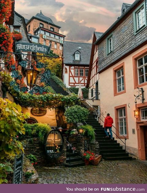 Cozy town in Germany