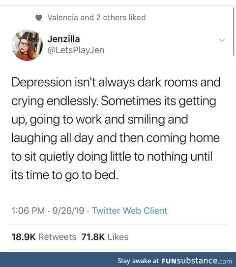 You don't have to be depressed to do this