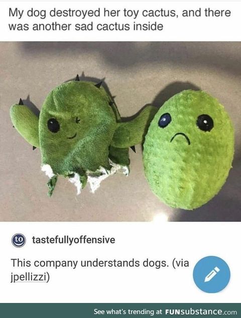 Who doesn't have a sad pickle inside of them, though?