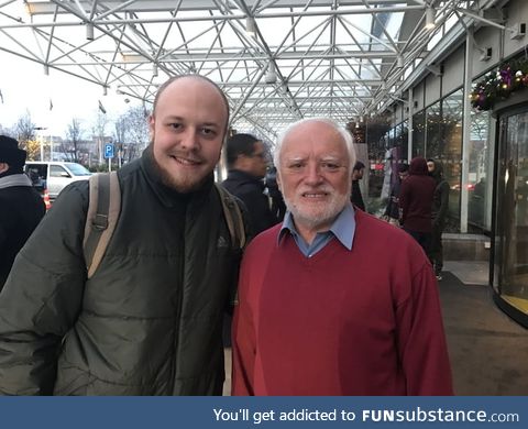 I just met this legend!