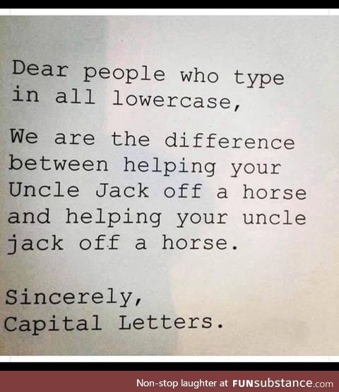 Uncle, I jacked your horse