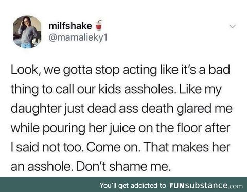 Kids can be little shits