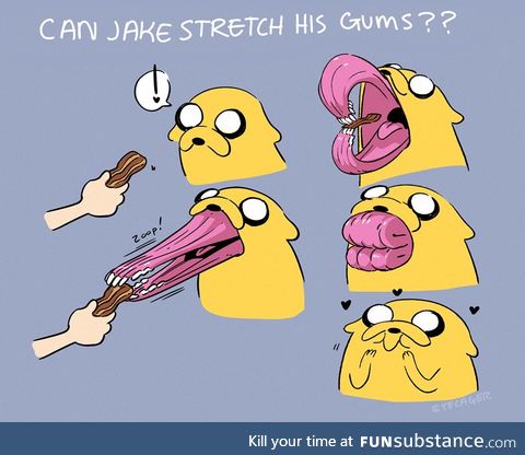 S T R E T C H Y. gums