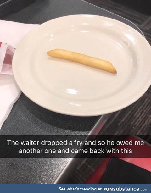 Wholesome waiter
