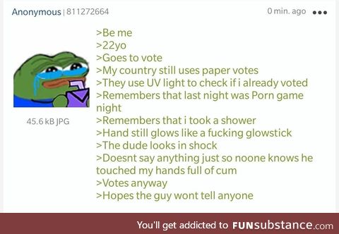 Anon goes voting