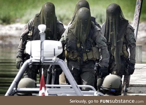 Danish special forces (frogmen) looks scary af
