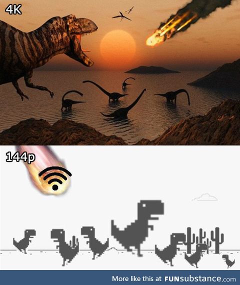 Dinosaurs going extinct