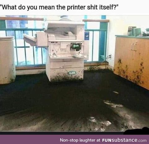 Cleanup in the printer aisle!