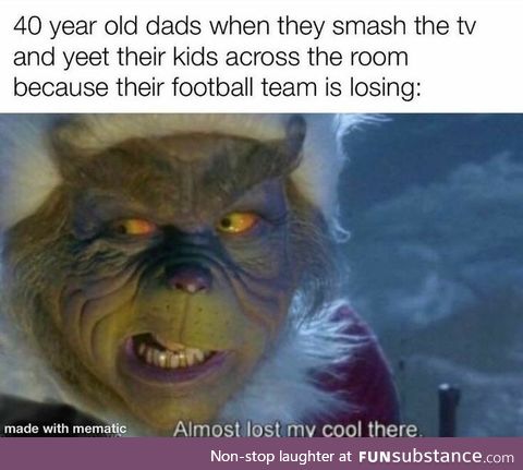 Football Dads (Almost lost my cool there)