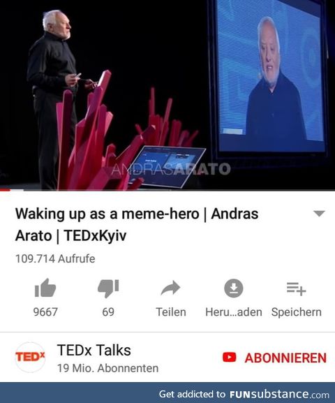 The man, the meme, the legend, Andr&aacute;S Arat&oacute; On TedxTalks!