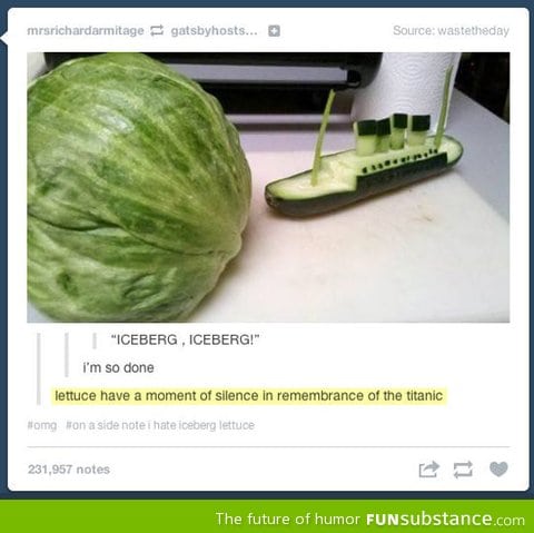 Veggie titanic