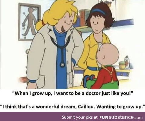 Poor caillou