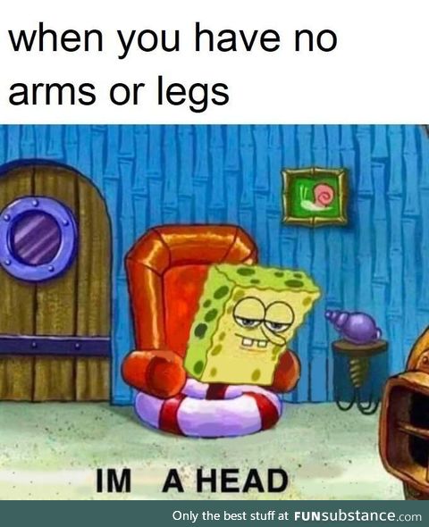 SpongeBob ain't got no legs