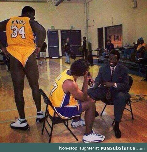 Shaquille O’Neal trolling an interview, circa 1991