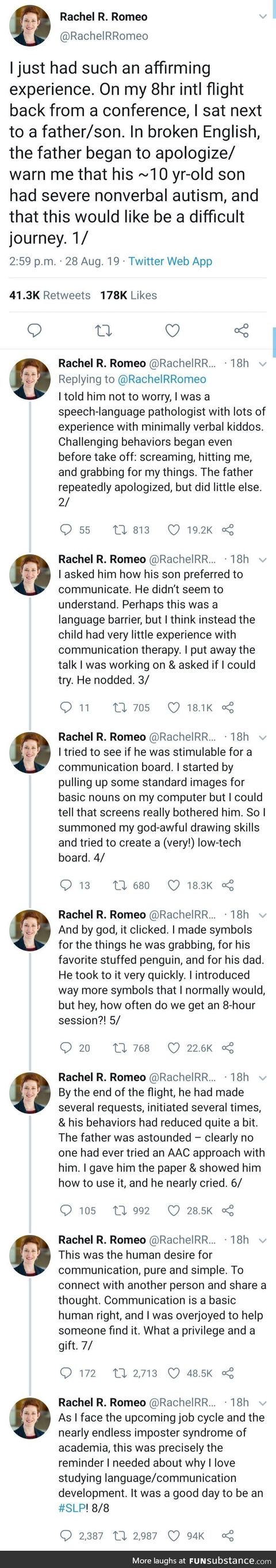 Airplane Talk with Rachel Romeo