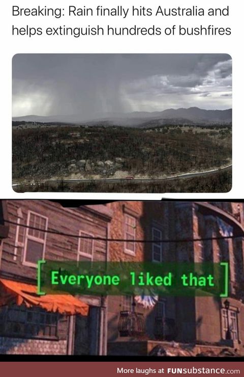 Ah rain yes