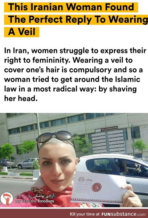 Fighting oppression one shaved head at a time