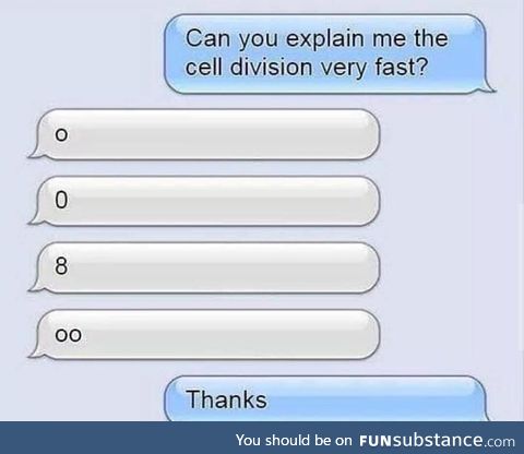 Cell division in a nutshell