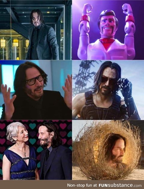 What a year for Keanu