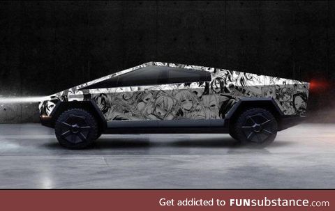 Fixed model of Elon Musk's car