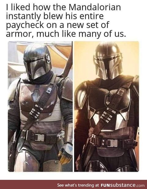 Mandalorian paycheck