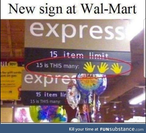 Thanks, Walmart. Wouldn't have known otherwise