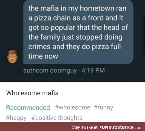 Wholesome mafia