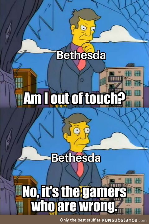 Bethesda, you were supposed to be better than EA. Not join them