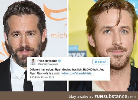 How to tell Ryan Gosling from Ryan Reynolds