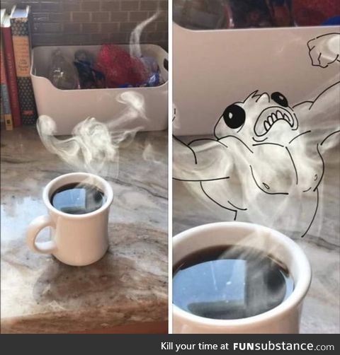 Strong coffee indeed