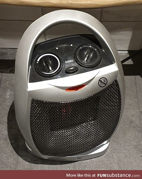 The happiest little heater ever