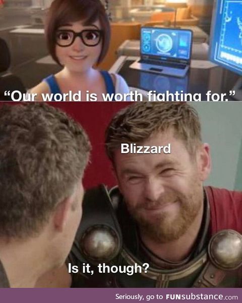 Thanks blizzard, very cool