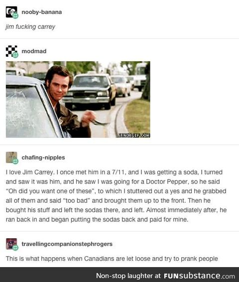 Jim Carrey is the prank, bro