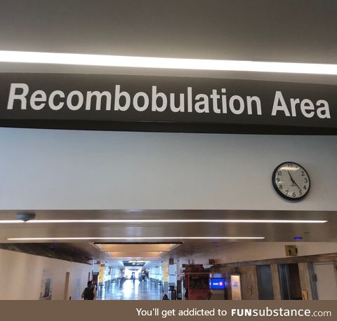 Every airport needs this after you go through security