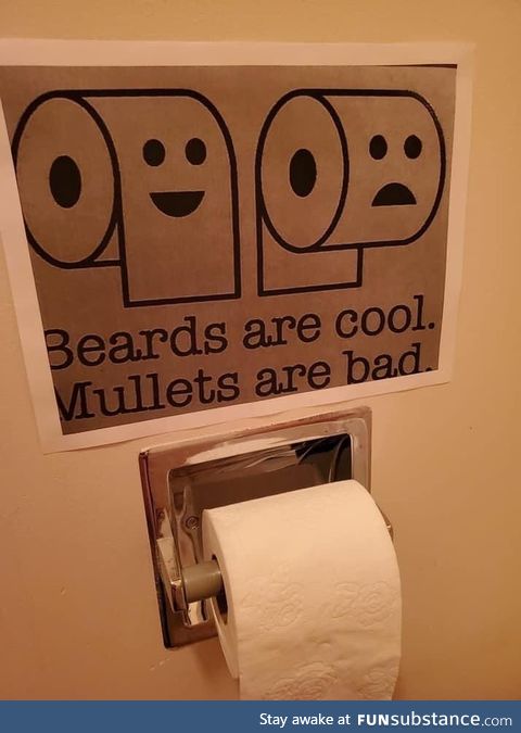 Toilet paper etiquette