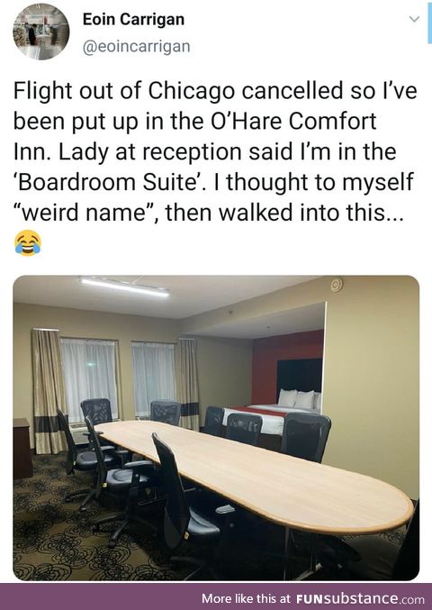 Boardroom suite indeed!