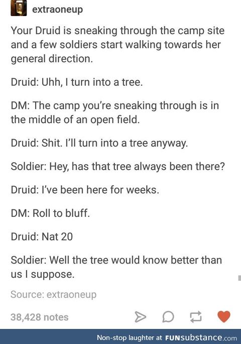 DnD - The Tree Would Know Better Than Us