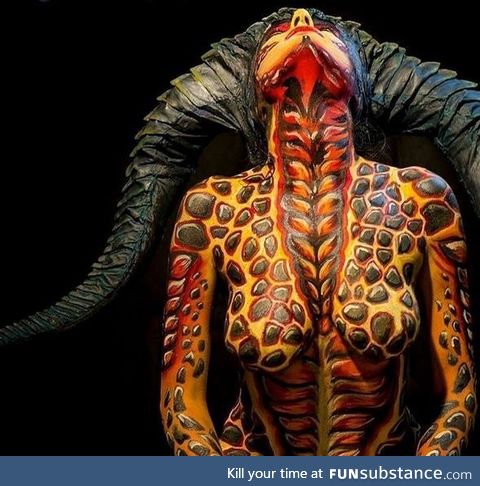 Body art painting