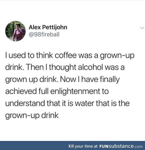 Grown up drink
