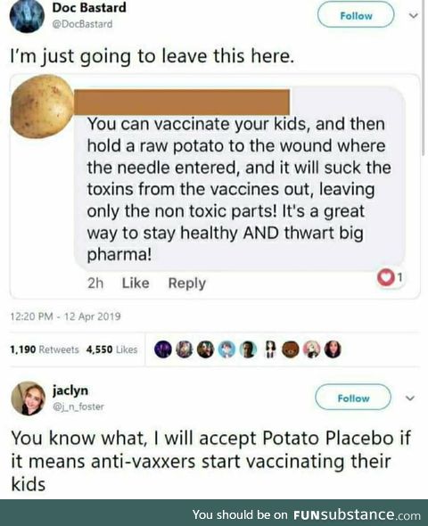 To all the anti-vaxxers out there