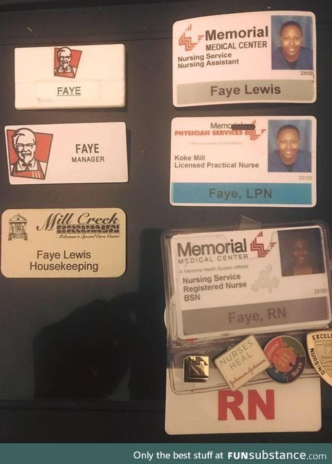 From working at KFC to RN