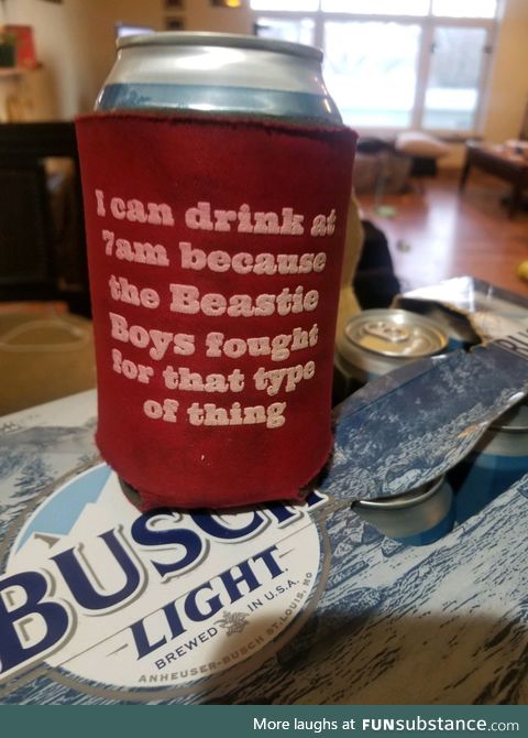 My koozie is the best koozie