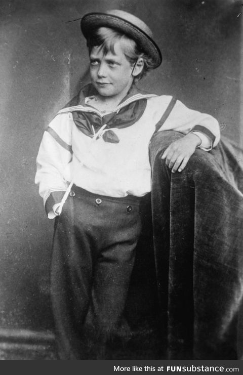 King George V as a boy. 1870.