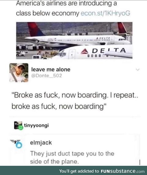 Finally I can board planes more frequently