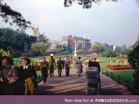 Bournemouth Gardens, England, 1951