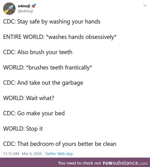 Stay clean out there