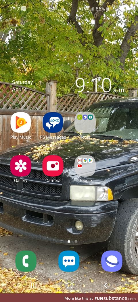 My background. No fruit this time.