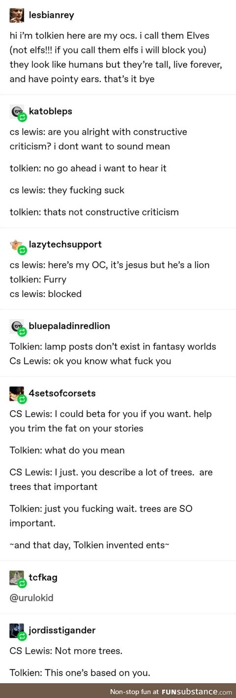 C.S. Lewis and J.R.R. Tolkien