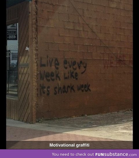 Motivational graffiti